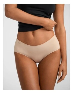 No Panty Line Promise Next Generation Microfibre Boyleg Brief in Beige