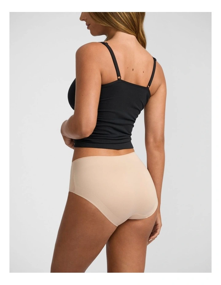 No Panty Line Promise Next Generation Microfibre Boyleg Brief in Beige image 2
