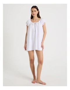 Baby Doll Chemise in White