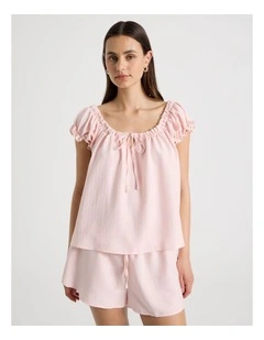 Baby Doll Pyjama Set in Baby Pink