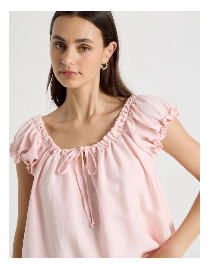 Baby Doll Pyjama Set in Baby Pink image 3