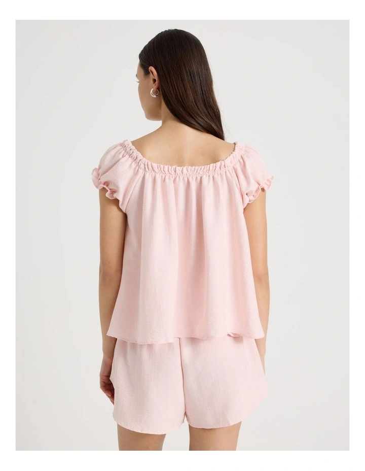 Baby Doll Pyjama Set in Baby Pink image 7