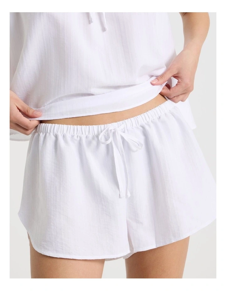 Baby Doll Pyjama Set in White image 4
