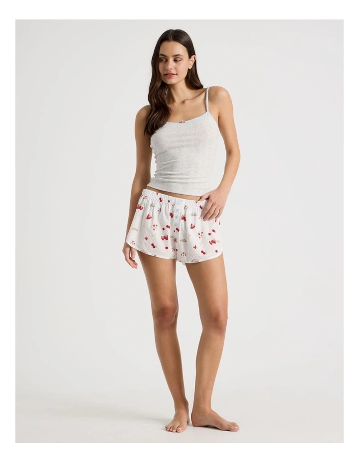 Dreamy Haze Woven Seersucker Boxer Short in Brunch Club Ditsy image 1