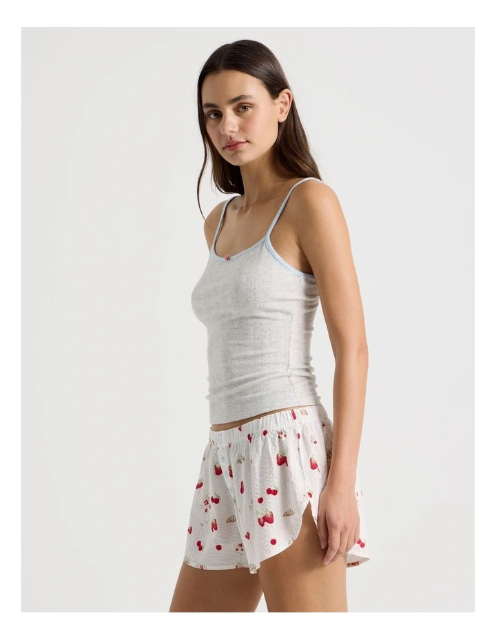 Dreamy Haze Woven Seersucker Boxer Short in Brunch Club Ditsy image 4