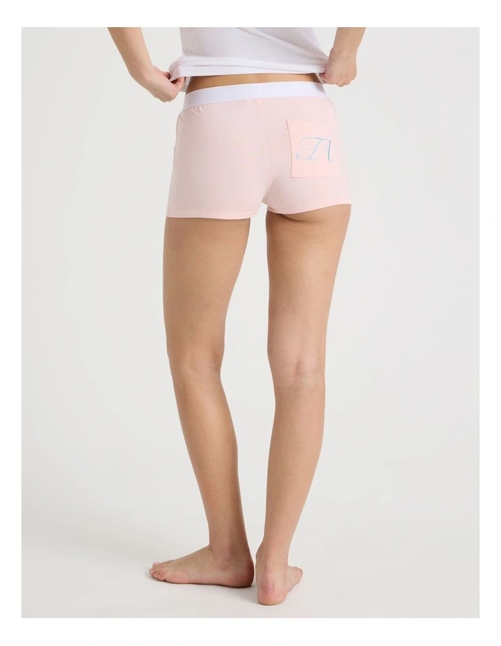 Soft Days Jersey Sleep Short in Baby Pink image 6
