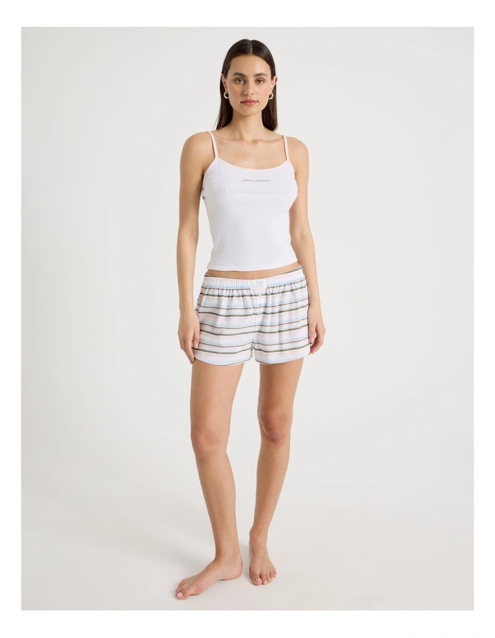 Soft Days Contrast Rib Cami in Girl, Whatever image 2