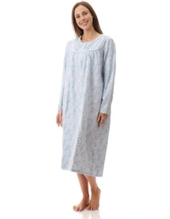 Jamie Mid Length Nightie in Green