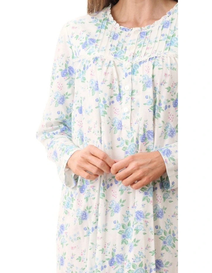 Mid Length Nightie in Ivory image 3