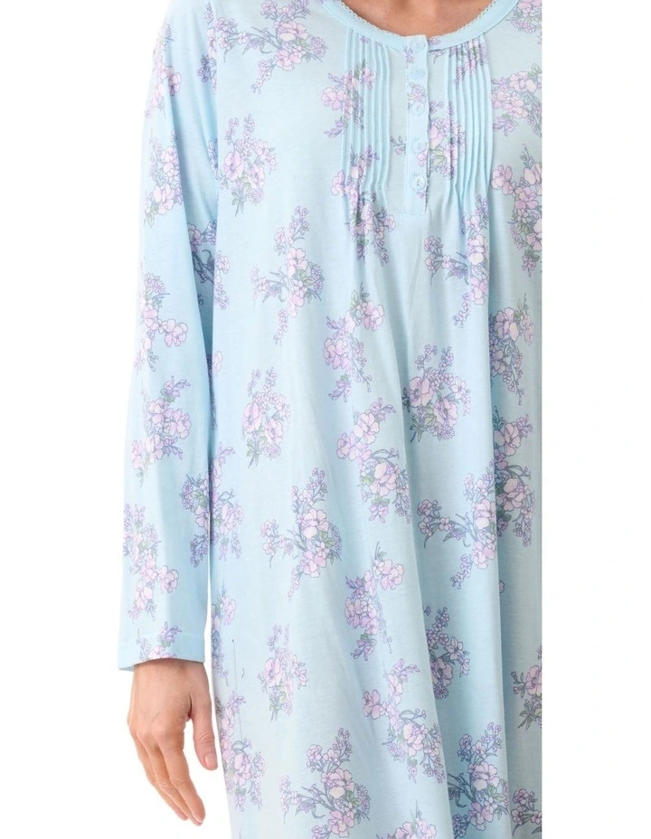 Mid Length Nightie in Multi image 3