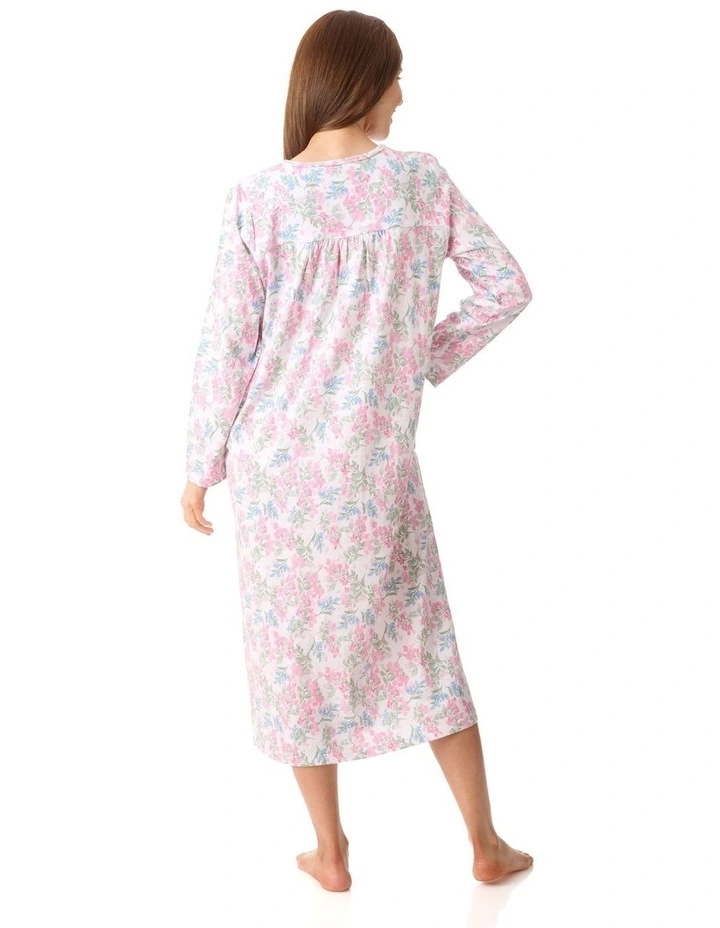 Arosa Mid Length Nightie in Pink image 2