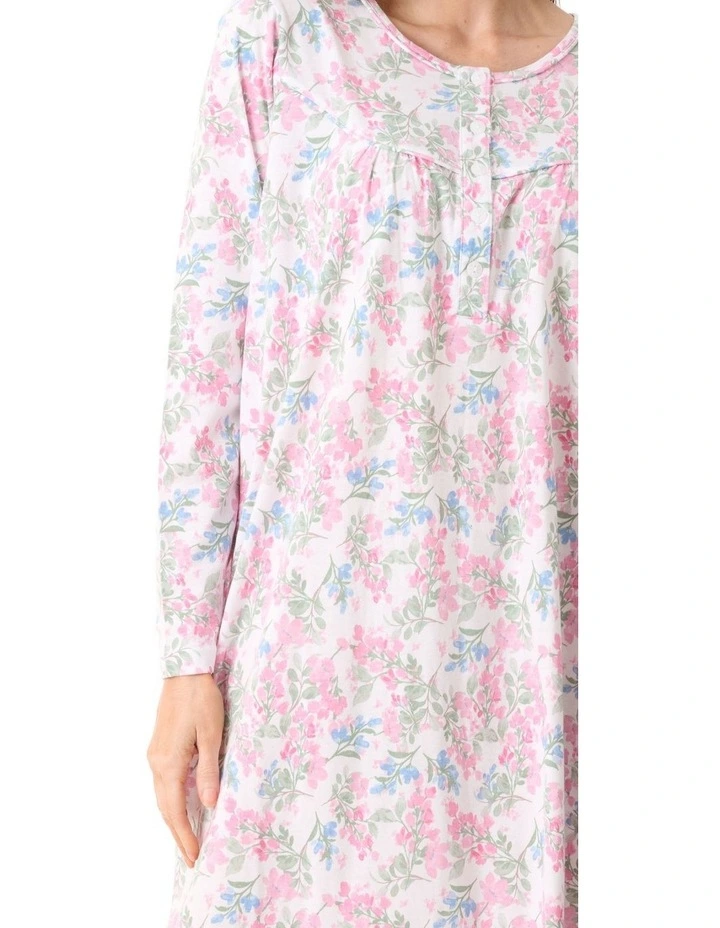 Arosa Mid Length Nightie in Pink image 3