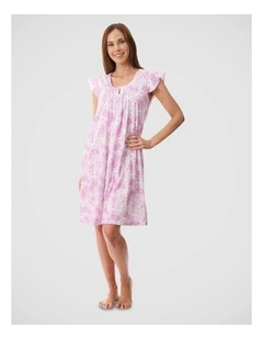 Flutter sleeve short nightie