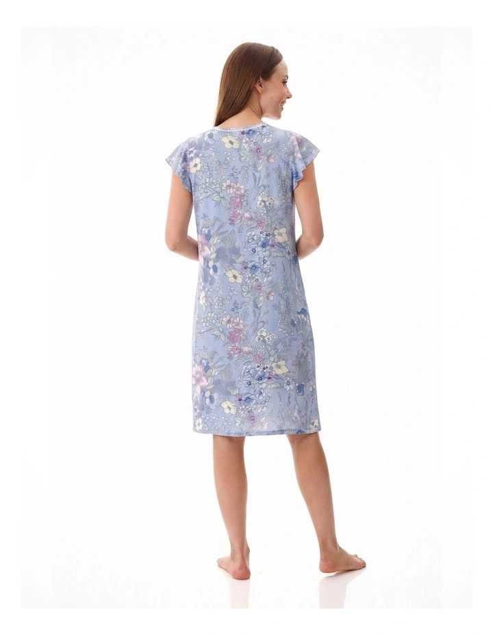Flutter sleeve short nightie image 2