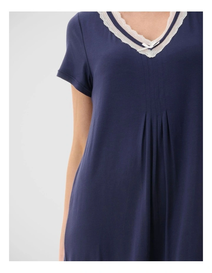 Short sleeve short nightie image 3