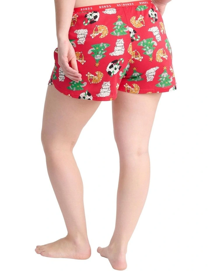 Sleep Aussie Cotton Tee And Short Set in Red image 5