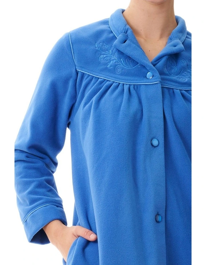 Mid Gown with Button Front in Admiral image 2