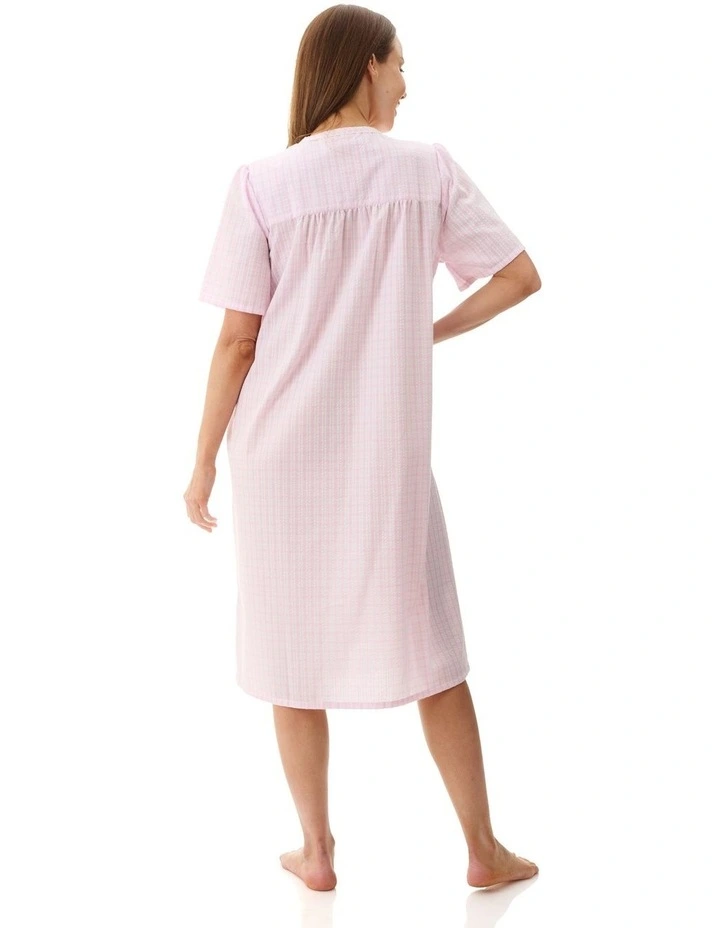 Check Brunchcoat in Pink image 2