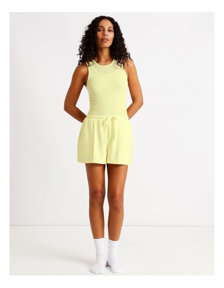 Loungewear Double Layer Tank in Light Yellow image 6
