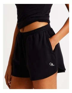 Loungewear French Terry Short in Black
