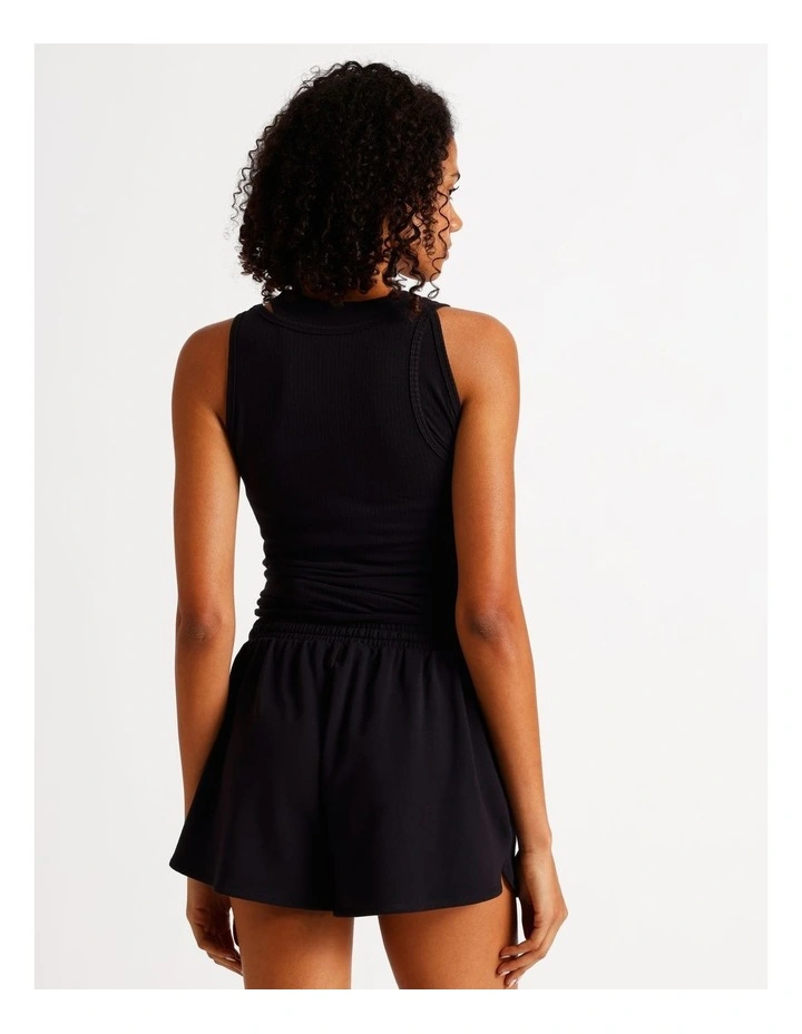 Loungewear French Terry Short in Black image 5