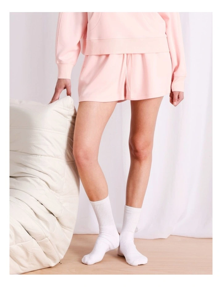 Loungewear Scuba Short in Light Pink image 2