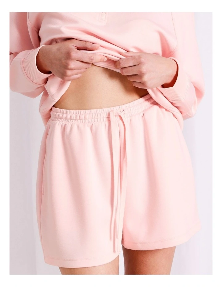 Loungewear Scuba Short in Light Pink image 3
