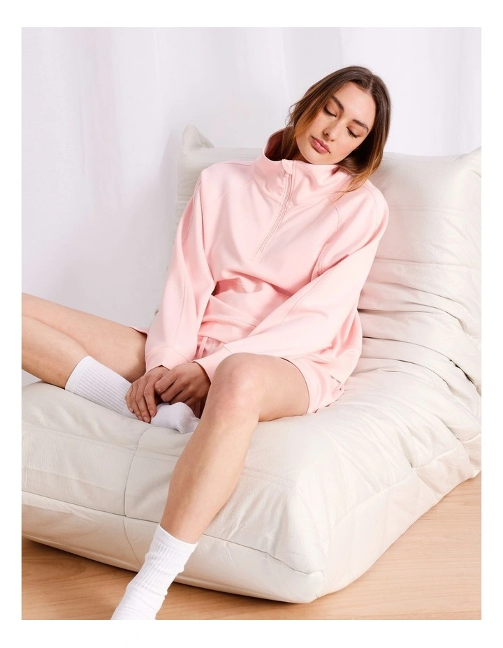 Loungewear Scuba Short in Light Pink image 7