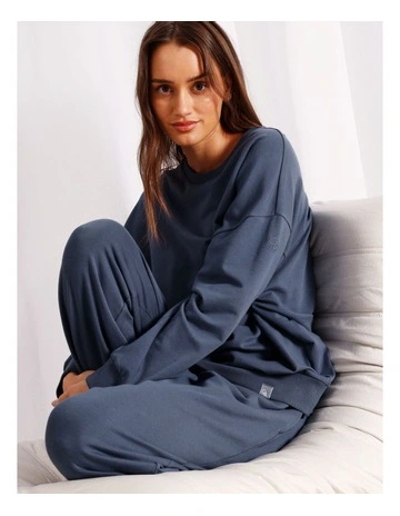 Loungewear French Terry Sweat in Flintstone