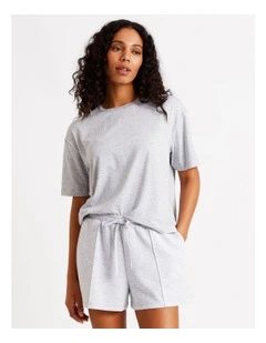 Loungewear Boyfriend Lounge T-Shirt in Grey Marle