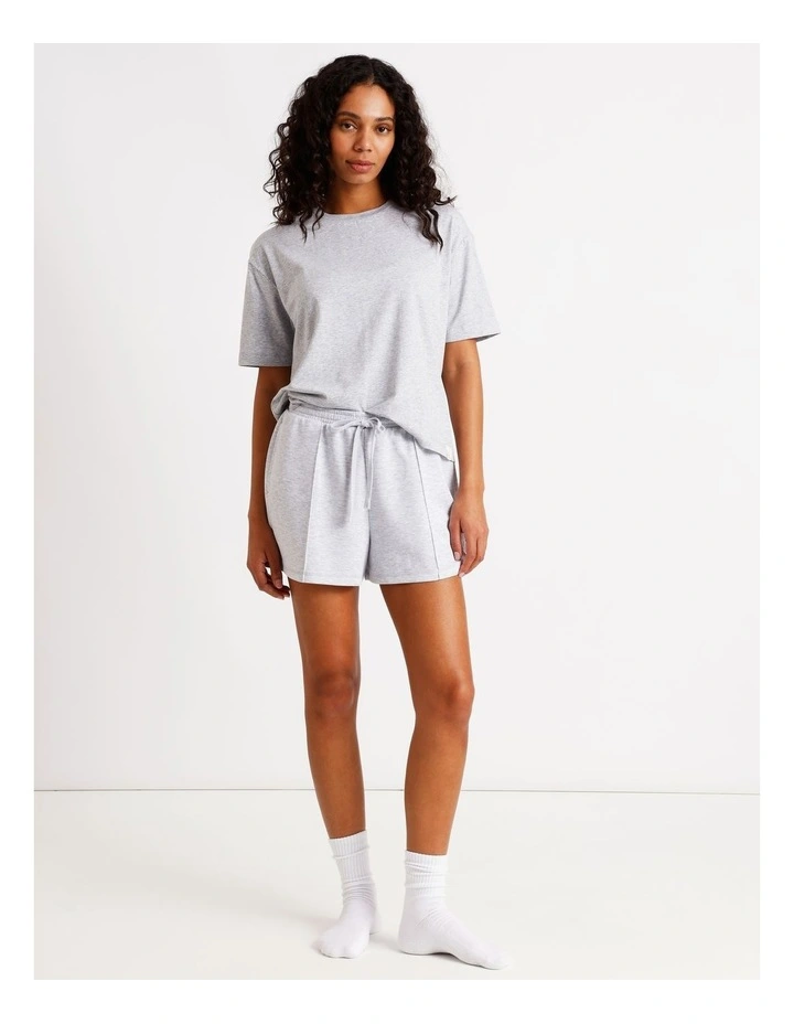 Loungewear Boyfriend Lounge T-Shirt in Grey Marle image 3