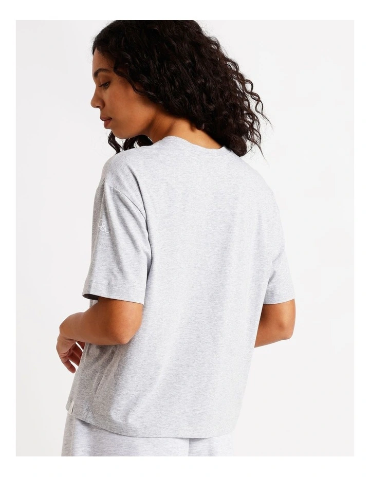 Loungewear Boyfriend Lounge T-Shirt in Grey Marle image 6