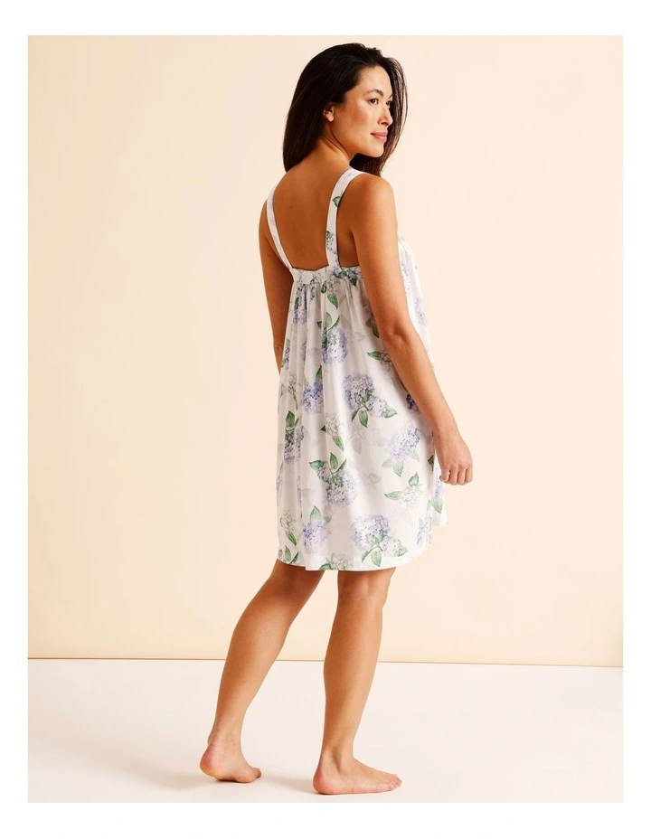 Serene Woven Chemise in Hydrangea Floral Print image 4