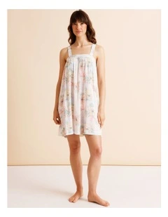 Serene Woven Chemise in Summer Floral Print