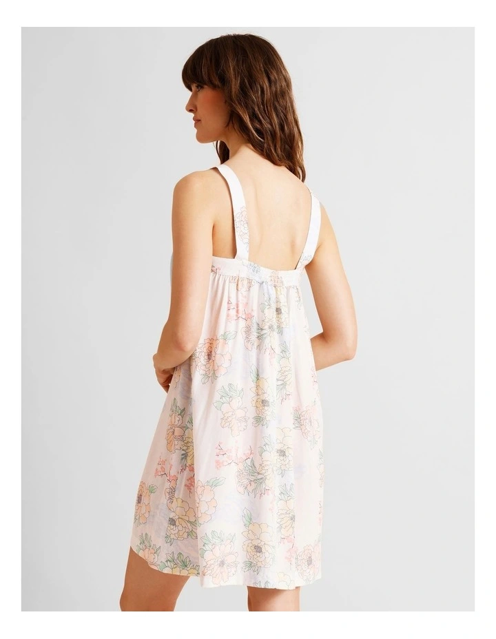 Serene Woven Chemise in Summer Floral Print image 4