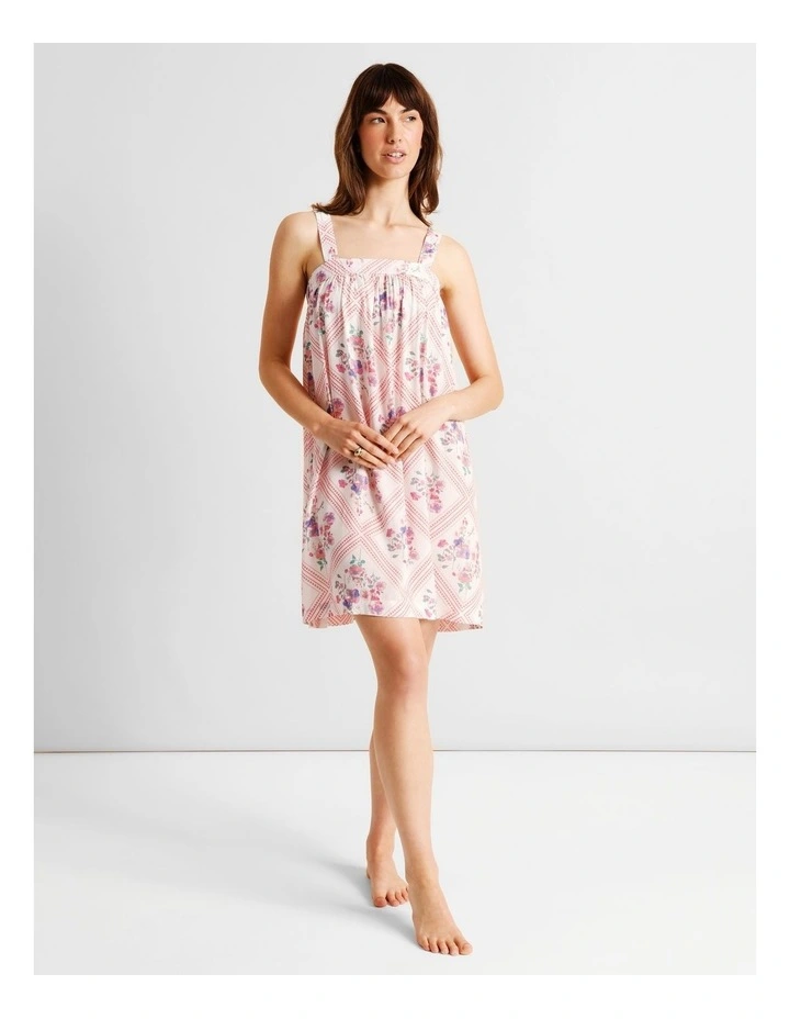 Serene Woven Chemise in Diamond Floral Print image 2