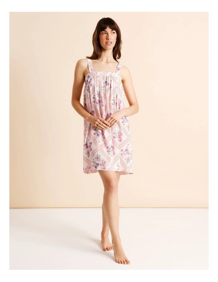 Serene Woven Chemise in Diamond Floral Print image 2