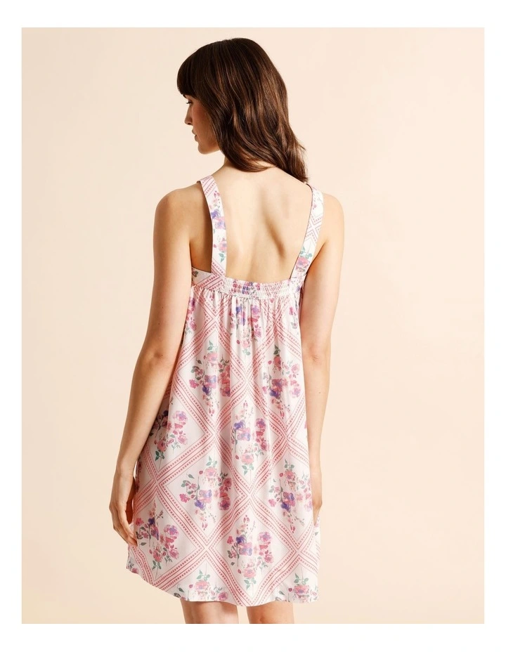Serene Woven Chemise in Diamond Floral Print image 5