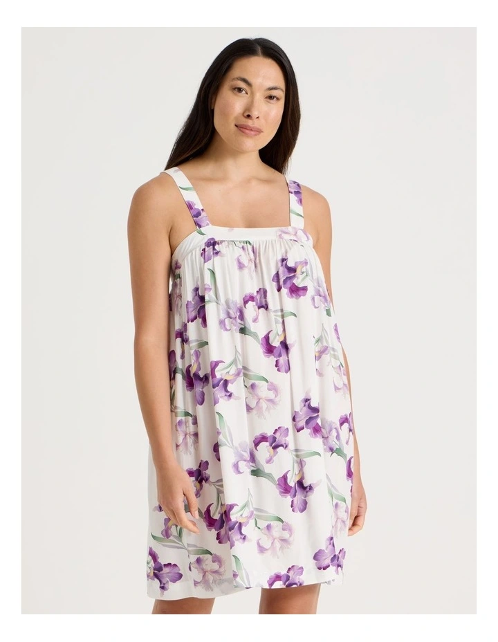 Serene Woven Chemise in Iris Floral Print image 1