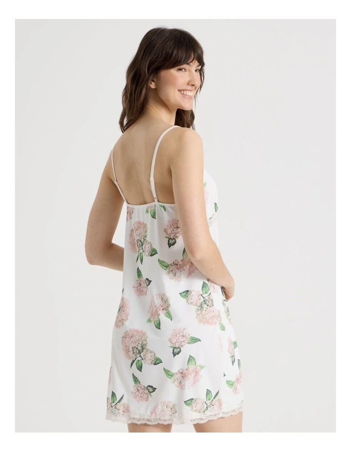 Aurora Slinky Chemise in White Hydrangea image 5