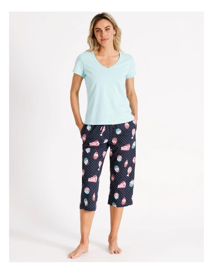 v neck womens t shirt pajama set
