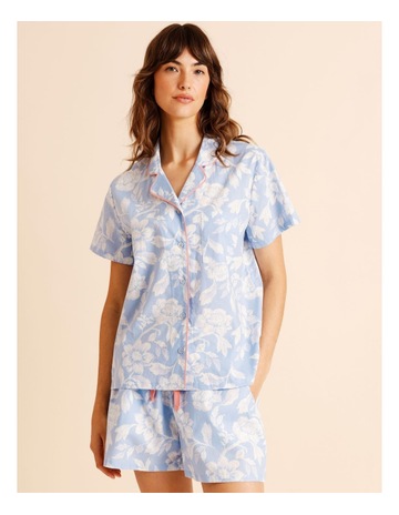 BLUE FLORAL PRINT colour