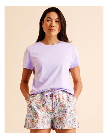 Lilac Floral Print colour