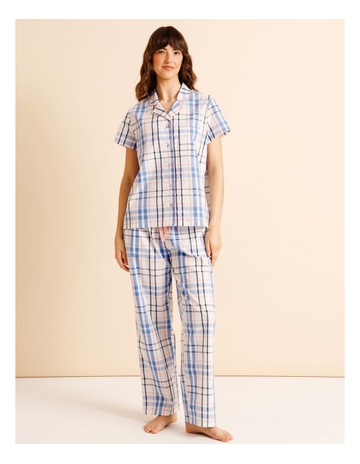 White Check Print colour