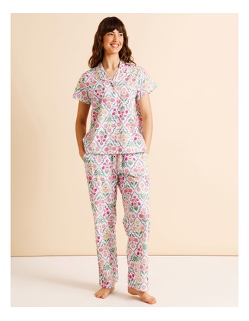 Diamond Floral Check colour