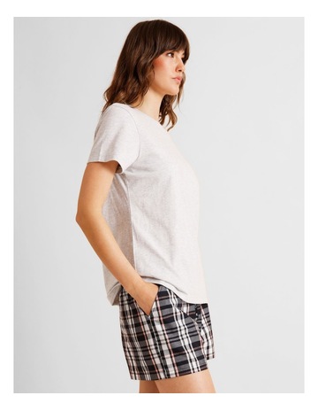 Black Check Print colour