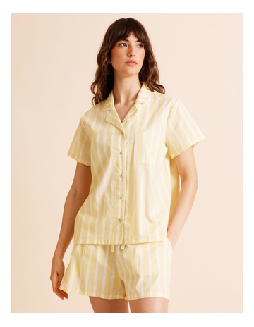 Yellow Stripe Print colour