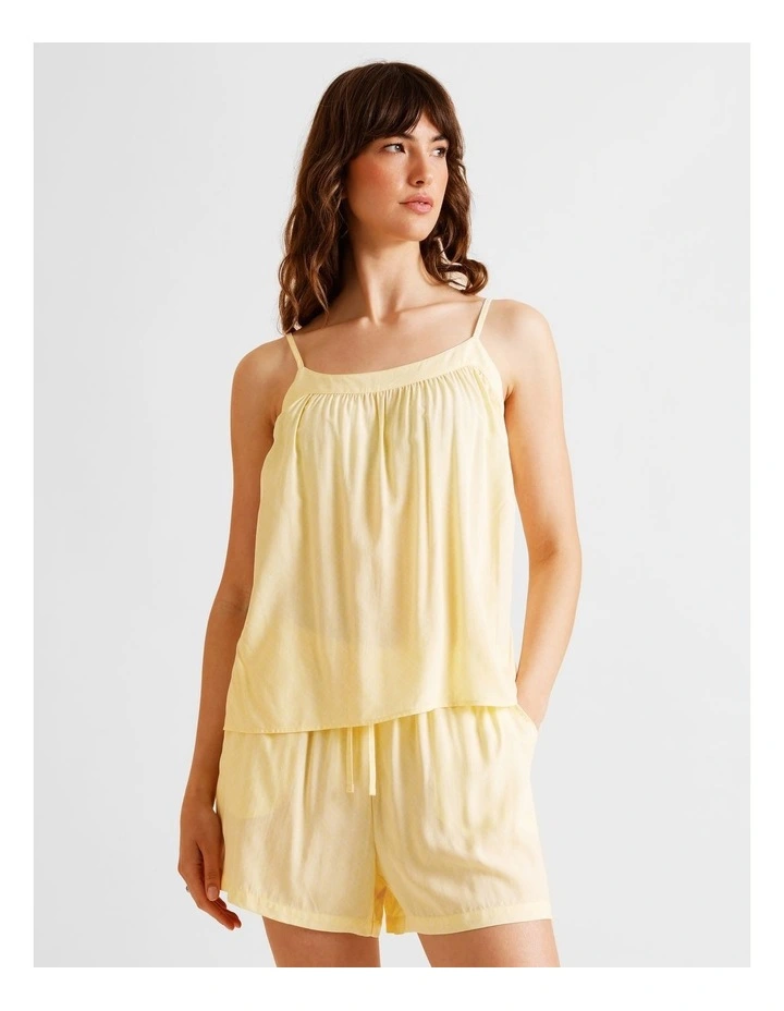 Serene Woven Cami Boxer Set in Summer Geo Print image 1