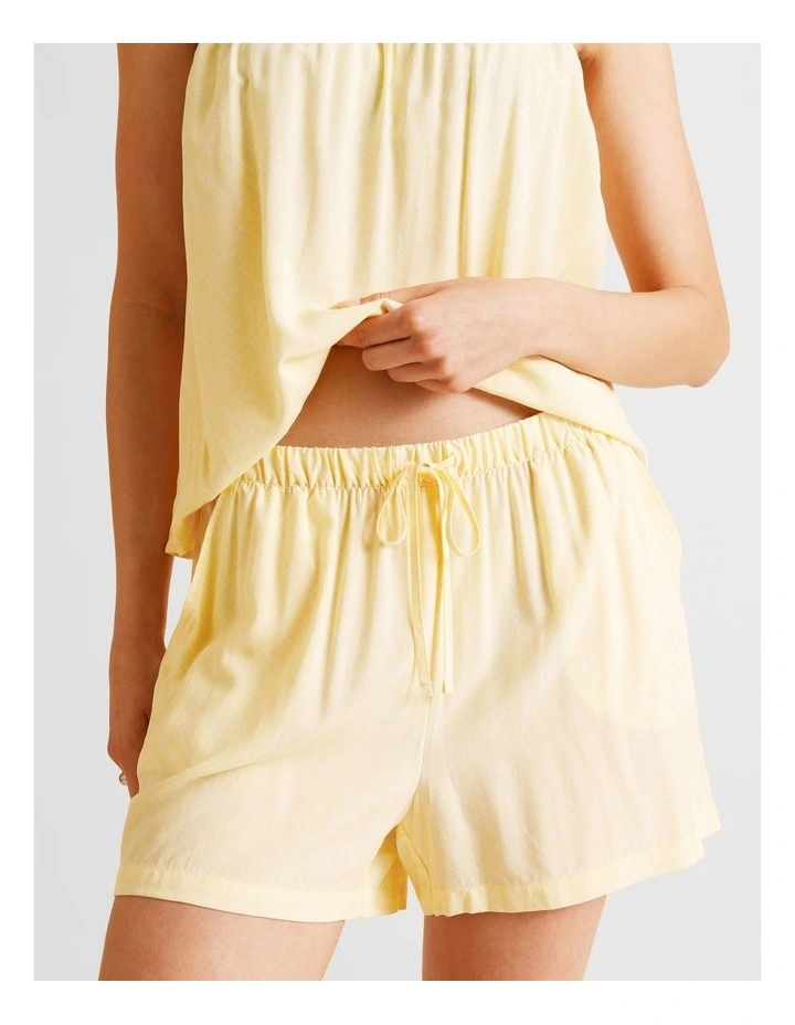 Serene Woven Cami Boxer Set in Summer Geo Print image 5