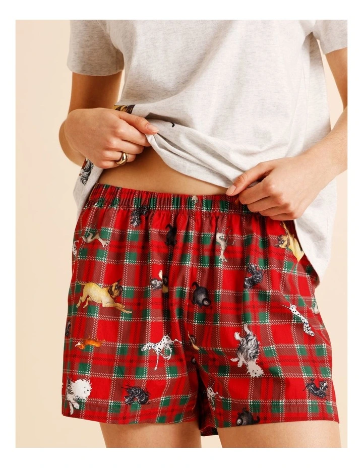 Hairy Maclary and Friends License Short Sleeve PJ Set in Grey Marle Multi image 4